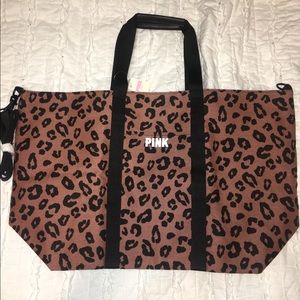 Victoria Secret Pink Leopard Bag